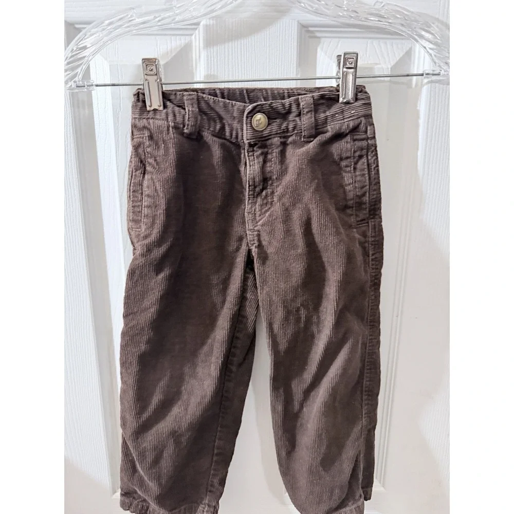 Gymboree  Corduroy pants, boys, Size 3 Brown, Zip fly